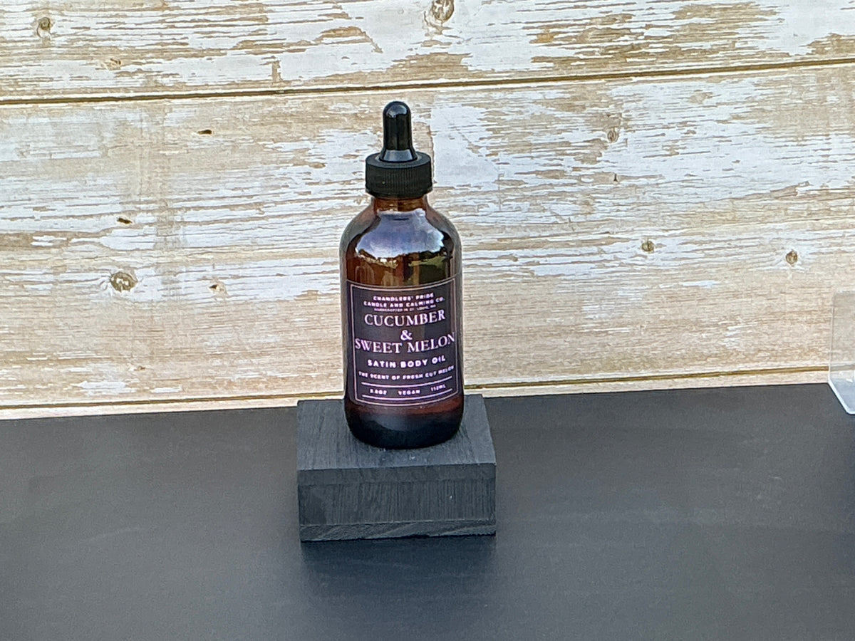 Cucumber & Sweet Melon Satin Body Oil
