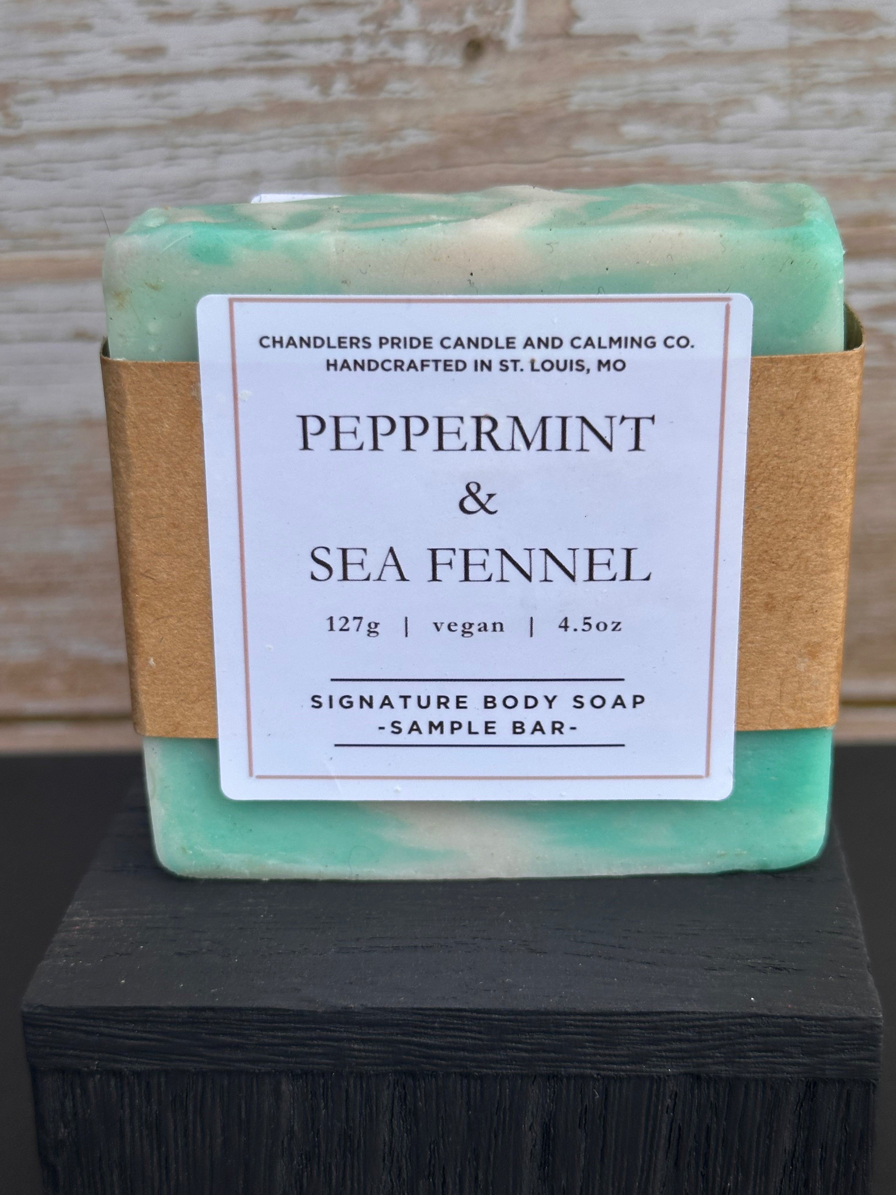 Peppermint & Sea Fennel Signature Cold Processed Soap